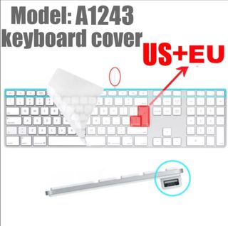 Funda de silicona teclado Apple A1243