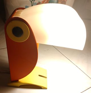 Lampada da tavolo Toucan. Ferrari. Vintage.