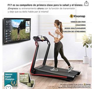 Cinta de correr negra y roja