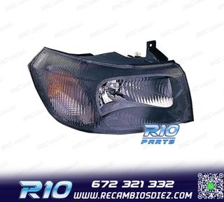 FARO DCH PARA FORD TRANSIT 00-06 FONDO NEGRO