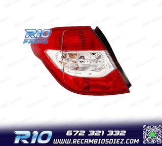 PILOTO IZQ PARA CITROEN C4 5P 10-15 BLANCO ROJO