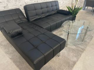 Sofá Cama Keren XS Polipiel Negro
