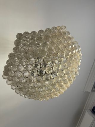 Lámpara araña cristal 15 bombillas