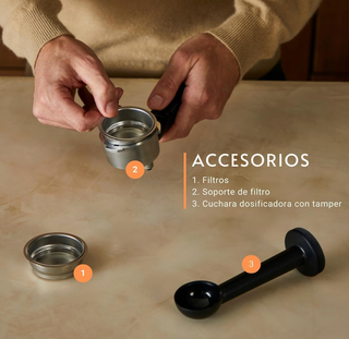 Cafetera espresso manual KRUPS Authentic XP381