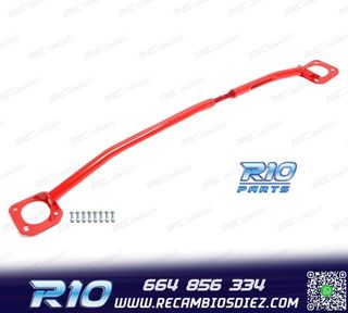BARRA ESTABILIZADORA AJUSTABLE CITROEN SAXO 96-04 ROJO