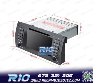 RADIO NAVEGADOR 7" BMW X5 E53 99-06 USB GPS TACTIL HD