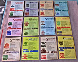 Revistas Selecciones del Reader's Digest  1980.