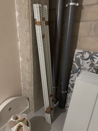 Baldas metálicas para almacén