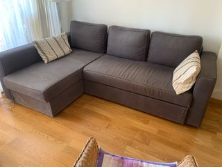 Sofá cama chaise longue tela