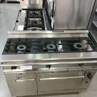 Cocina 3 fuegos gas con horno JEMI