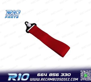 CINTA DE REMOLQUE ROJA EN TELA