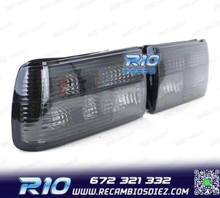 PILOTOS BMW E30 87-90 CABRIO 90-93 FONDO CROMO AHUMADO