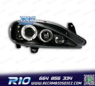 FAROS RENAULT MEGANE 99-02 OJOS ANGEL FONDO NEGRO