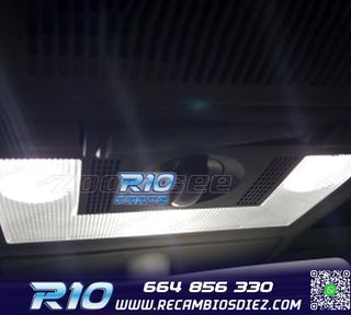 KIT 13 BOMBILLAS LED INTERIOR PARA SEAT LEON MK2 1 P 1P1 05-