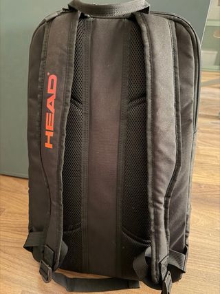 Mochila Head Tour Pádel 25L Negra/Naranja