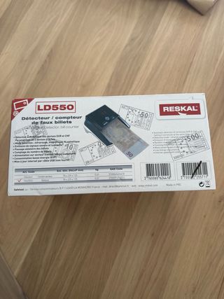 Detector y contador de billetes falsos Reskal