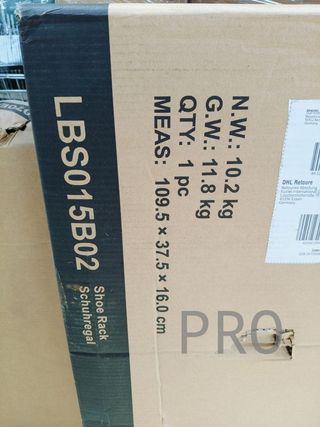 Zapatero, Almacenamiento de Zapatos