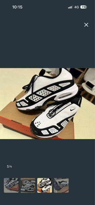 Zapatillas Nike Air Max Tailwind IV Blancas/Negras