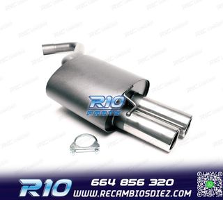 SILENCIOSO ESCAPE BMW SERIE 3 E90 E91 2005- x2 BIS