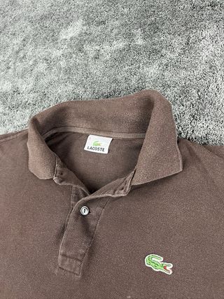 Polo Lacoste Marrón Talla M
