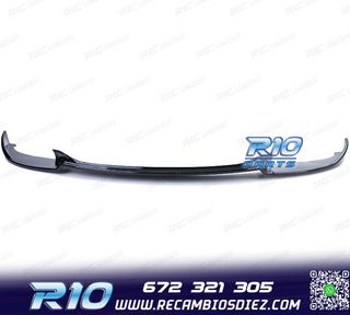 SPOILER LIP BMW E60 E61 07-10 LOOK M5 NEGRO BRILLO