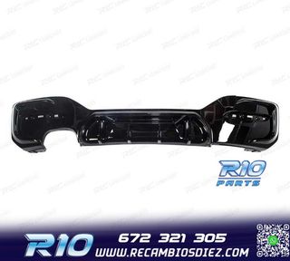 DIFUSOR BMW F20 LCI 15-19 LOOK COMPETITION NEGRO BRILLO
