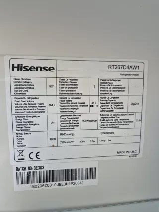 Nevera Hisense 2 puertas