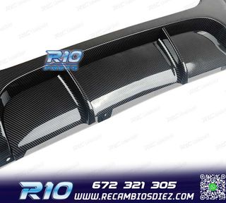 DIFUSOR BMW E90 E91 LOOK M PERFORMANCE CARBONO 00---