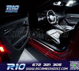KIT 16 BOMBILLAS LED INTERIOR AUDI A5 S5 RS5 B8 08-15