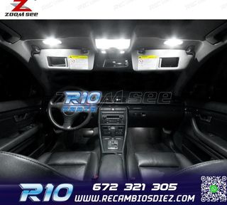 KIT 22 BOMBILLAS LED INTERIOR AUDI A4 S4 RS4 B6 B7 SEDAN SÓ