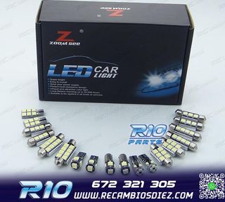 KIT 22 BOMBILLAS LED INTERIOR AUDI A4 S4 RS4 B6 B7 SEDAN SÓ