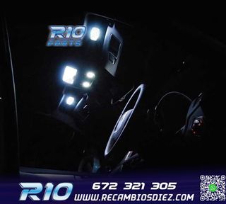 KIT 25 BOMBILLAS LED INTERIOR AUDI Q7 4L 2005-2014