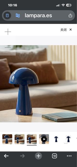 Lámpara de mesa LEDrecargableUSB atenuado100%nuevo