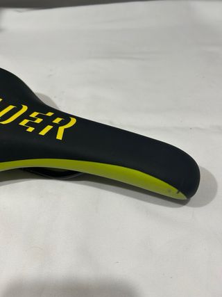 Sillín de Bicicleta LEADER Negro/Amarillo