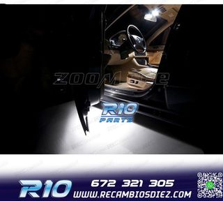 KIT 19 BOMBILLAS LED INTERIOR BMW E39 5 SERIE SEDAN 520I 535