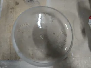 Cristal plafón antiguo 27x23cm