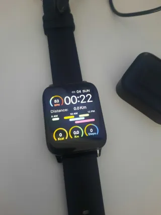 Smartwatch Negro con Cargador Hero Band III