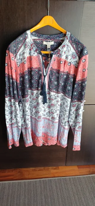 Camisa Boho Mujer Talla M