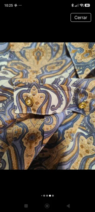 Blusa seda Cortefiel multicolor