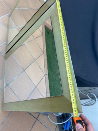 Dos Espejos de  60x90 cm cada uno