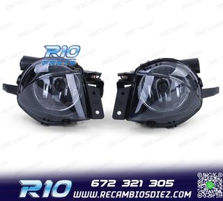 FAROS ANTINIEBLAS BMW E90 E91 05-08 NEGRO AHUMADO
