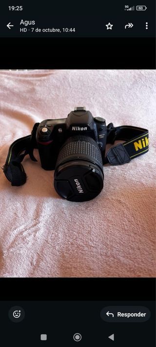 Cámara Profesional Nikon D80 Negra