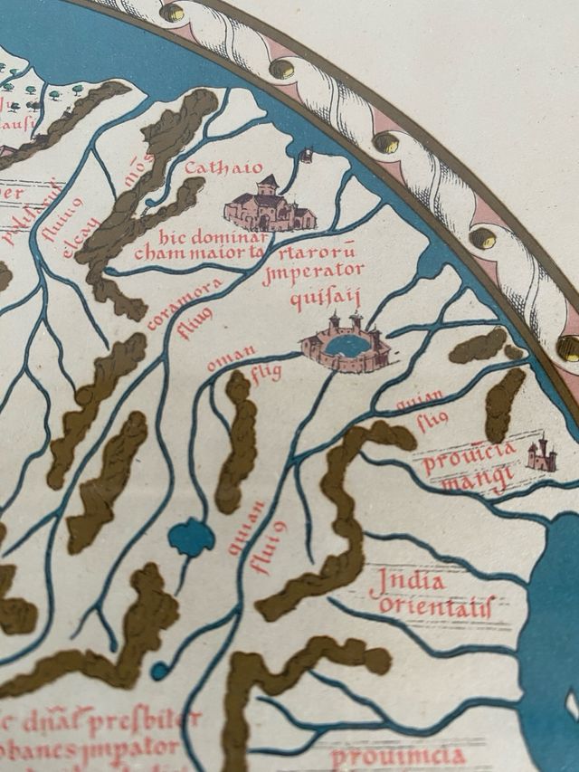 Reproduccion de Mapamundi 1489