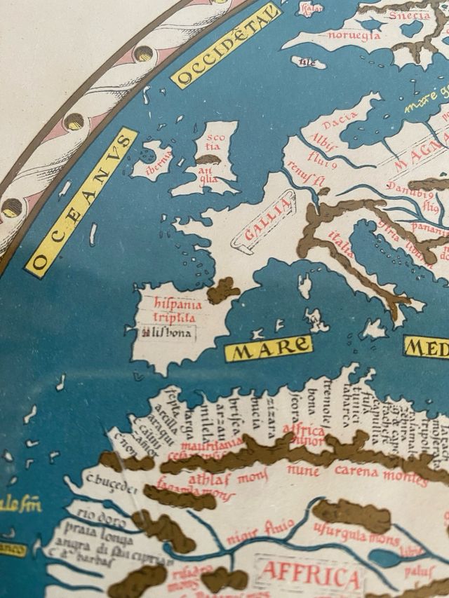 Reproduccion de Mapamundi 1489