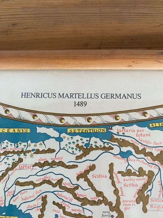 Reproduccion de Mapamundi 1489