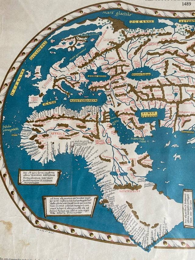 Reproduccion de Mapamundi 1489