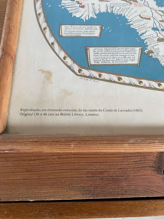 Reproduccion de Mapamundi 1489