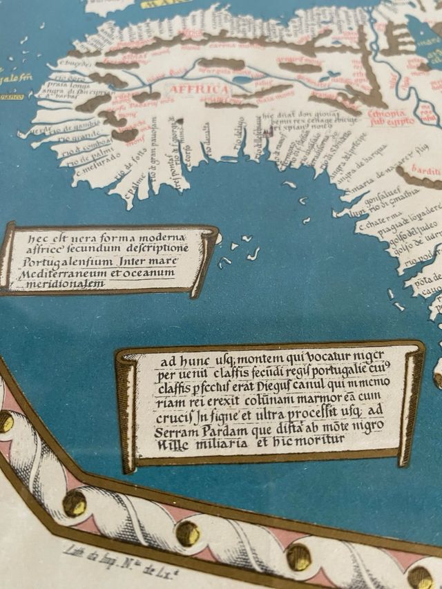 Reproduccion de Mapamundi 1489