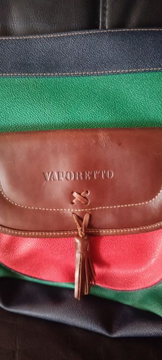 Bolso Vaporetto Piel Tricolor