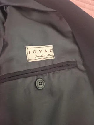 Chaqueta de vestir hombre negra